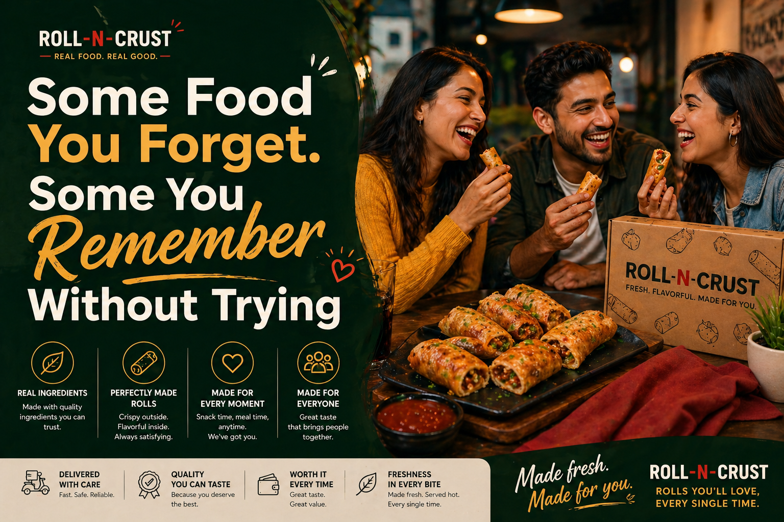Some Food You Forget. Some You Remember Without Trying