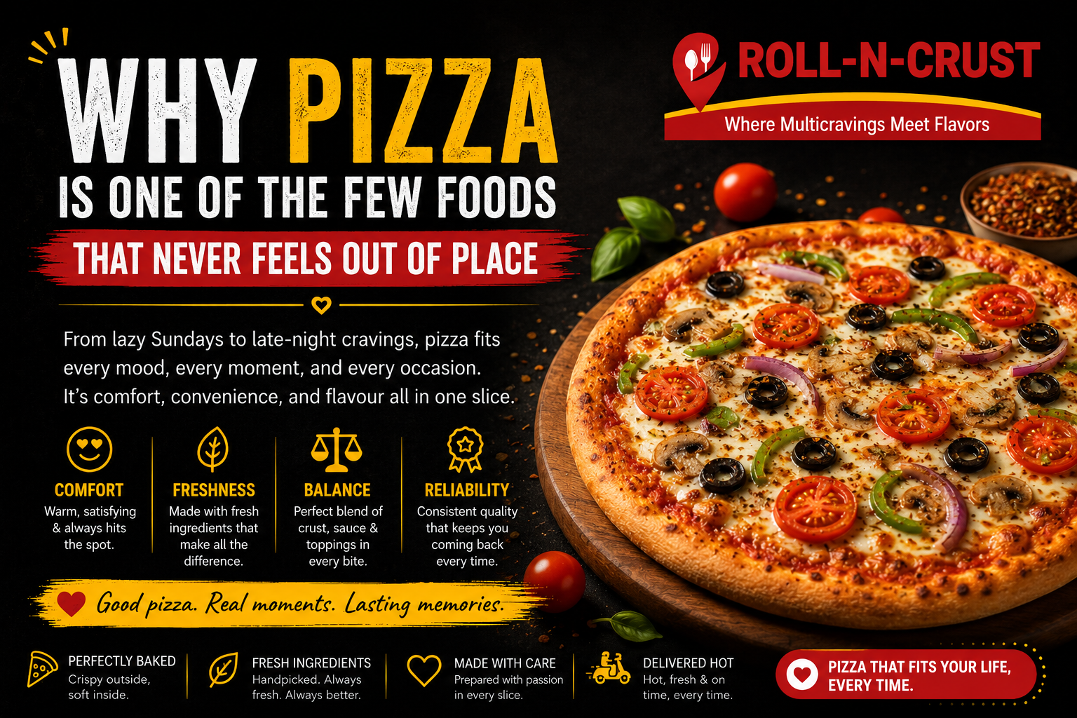 Why Pizza Is One of the Few Foods That Never Feels Out of Place