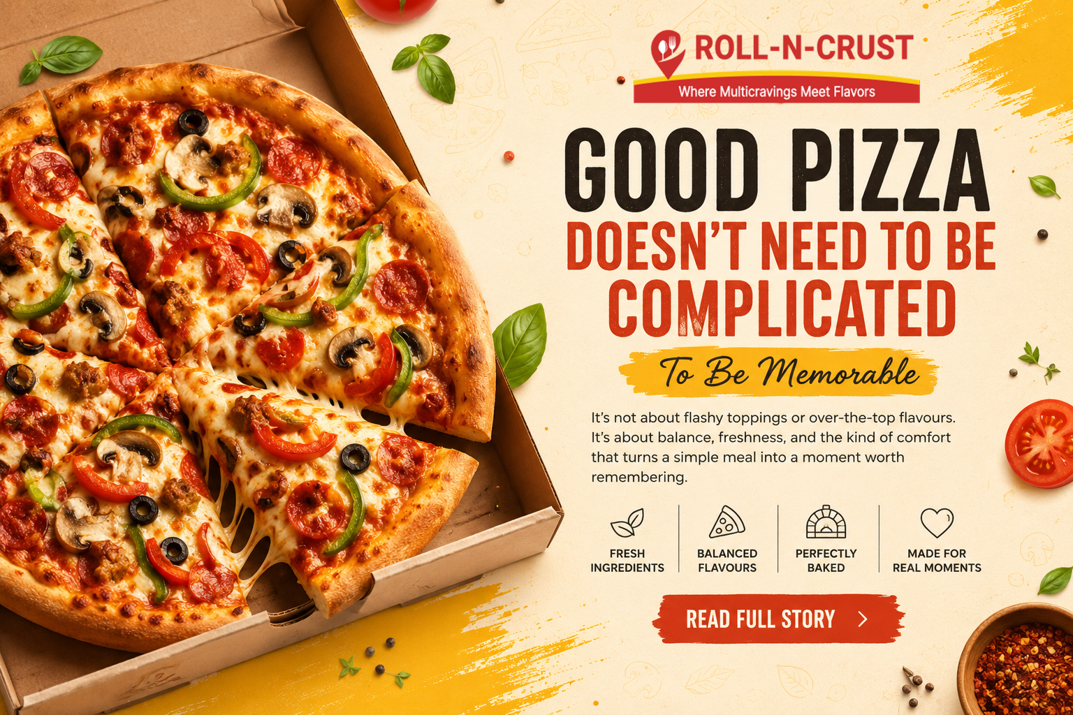 Good Pizza Doesn’t Need to Be Complicated to Be Memorable