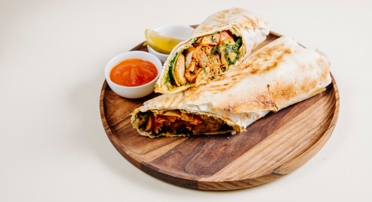 Butter Chicken Frankie