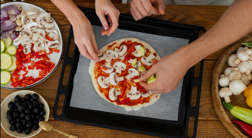 overloaded pizza