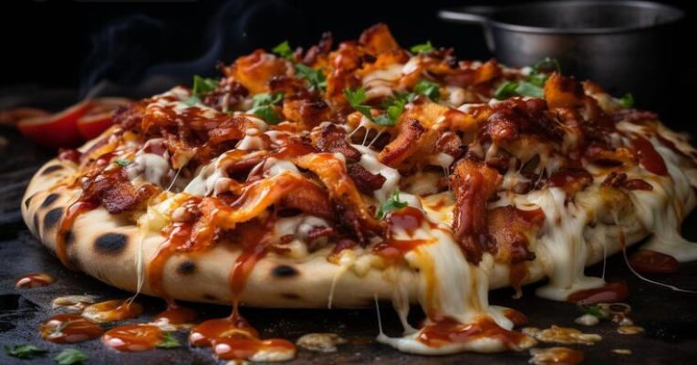 overloaded pizza